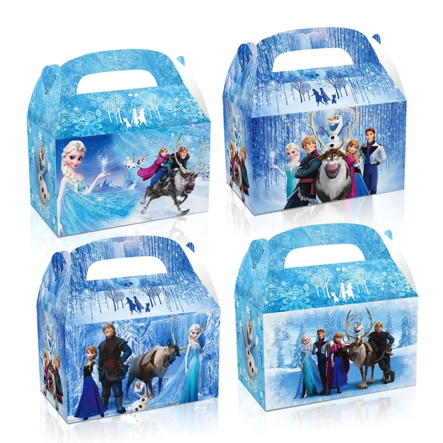 Disney 12pcs Frozen 2 Anna Elsa Party Candy Box Frozen Birthday Party  Decoration bomboniere sacchetti regalo Tote Treat Bags For Girls Boys -  AliExpress