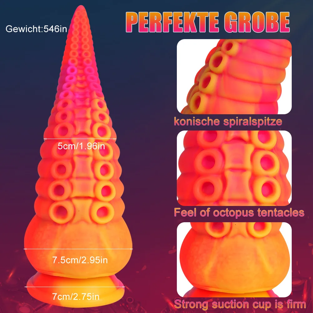 Silicone Octopus Tentacle Butt Dilator Anal Plug Sex Toy For Women Men Anus Expander Adult Product Animal Dildos Big Erotic Game — view 3