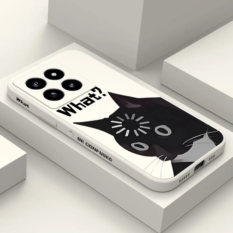 Adorable Cartoon Cat Soft Silicone Phone Case Cover
