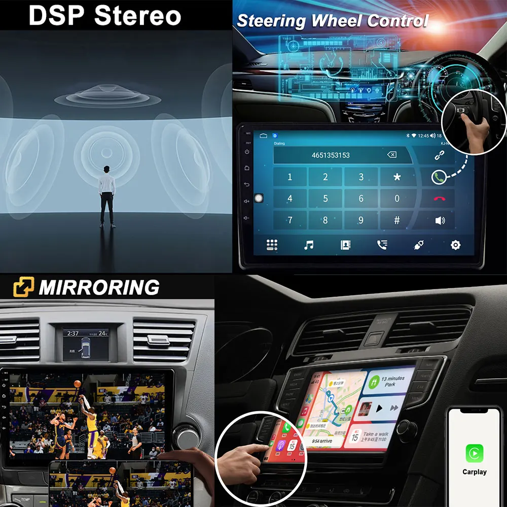 Radio Estéreo con GPS para coche, reproductor Multimedia de vídeo con Android 14, 9,7 pulgadas, 4G, Lte, 2DIN, unidad principal, para Chevrolet Cruze 2015-2018