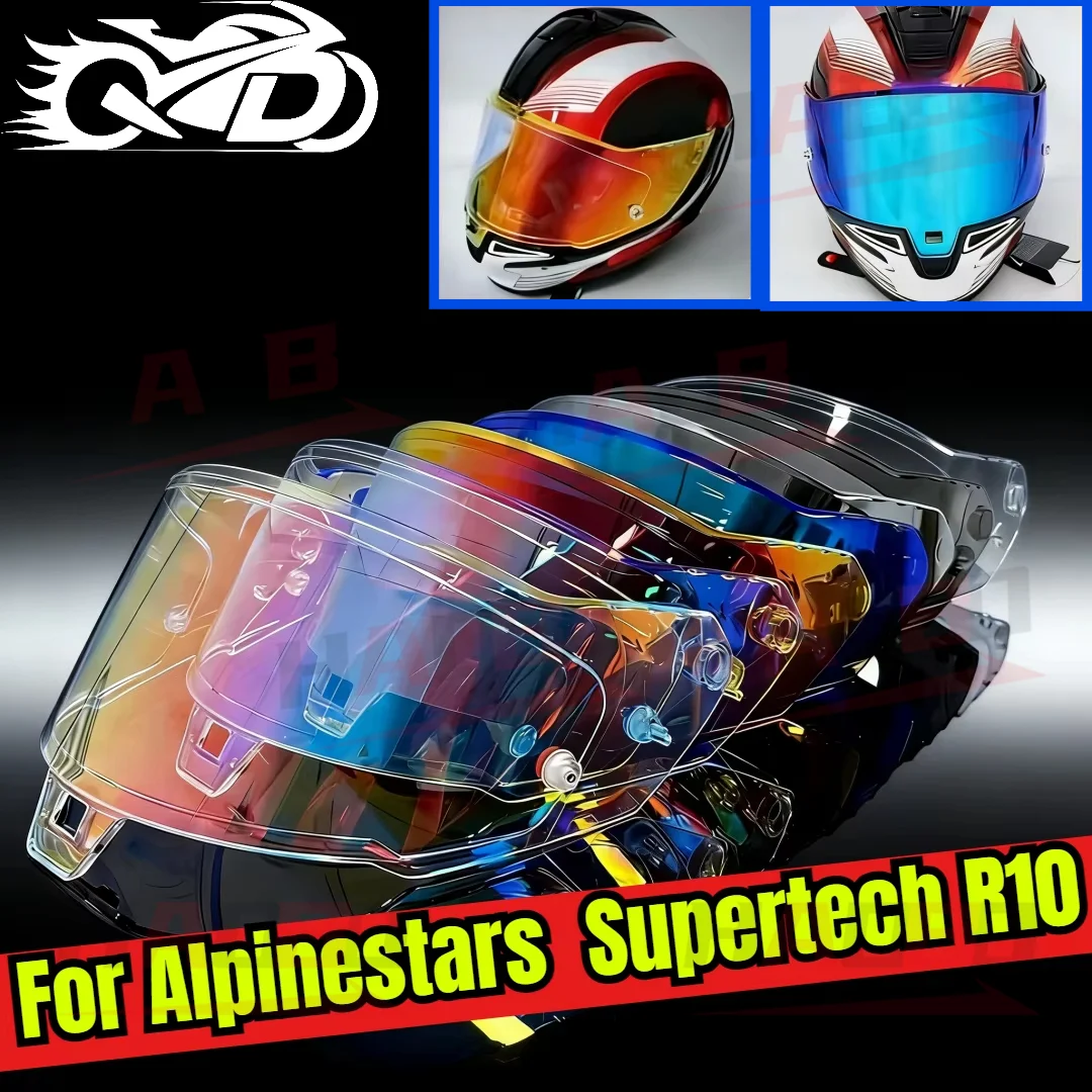 Visera para Casco de Motocicleta Alpinestars Supertech R10, Lente de Repuesto, Protector de Viento, Pantalla de Visión