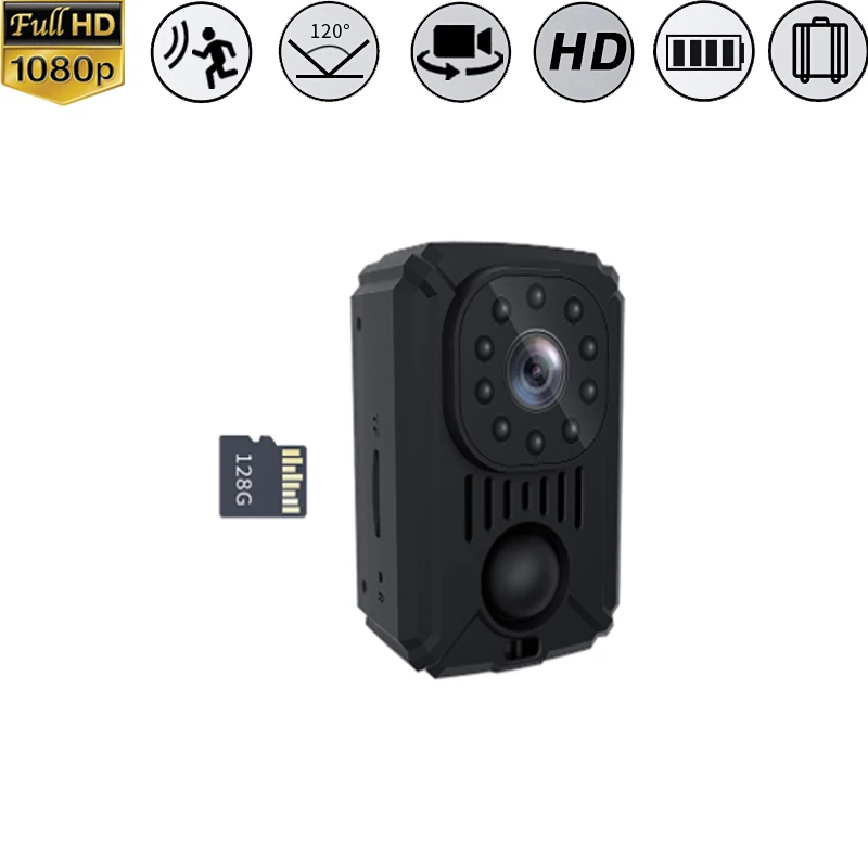 1080P Мини HD DV/DVR камера MD31 задняя экшн-камера с зажимом портативная наружная
