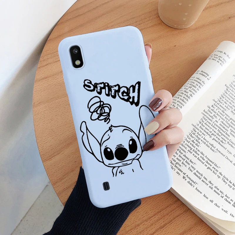 Lilo Stitch Phone Case For Samsung Galaxy A10 Camera Protect Soft