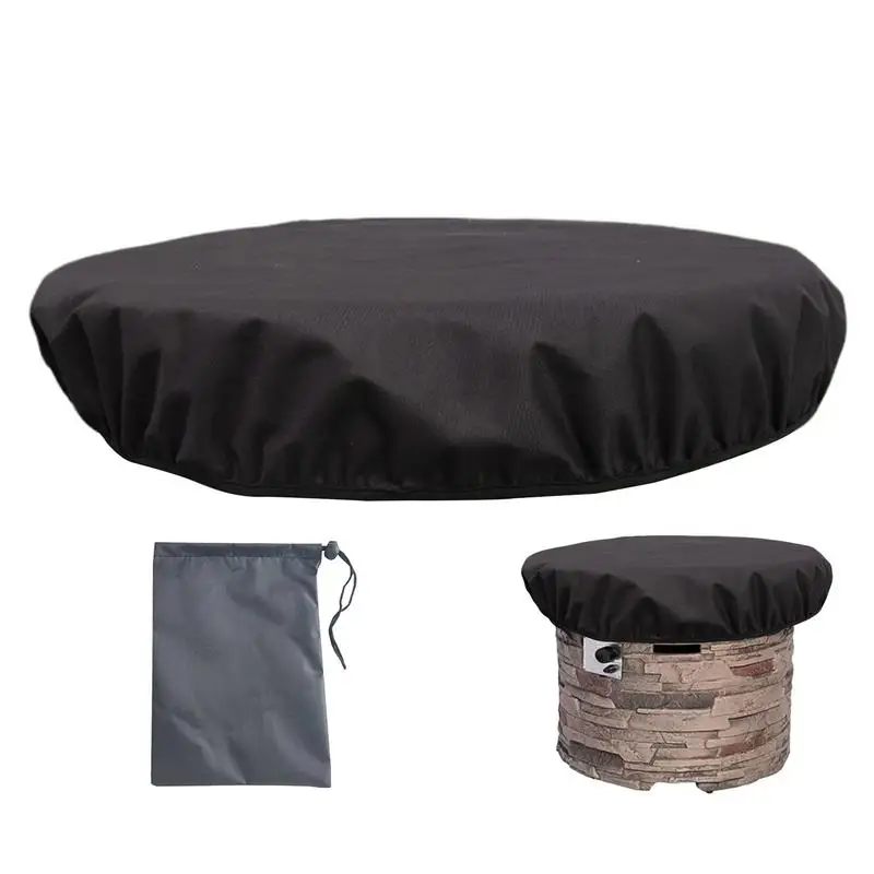 Fire Pit Replacement Cover 600D Oxford Waterproof Outdoor Fireplace Patio