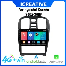 

For Hyundai Sonata 2003 -2009 2 Din 9 Inch 4G Carplay Android Car Multimedia Player Navigation GPS Wifi Head Unit Stereo