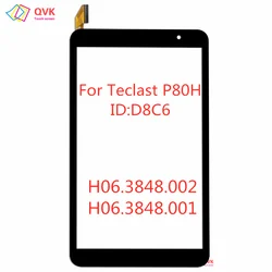 Premium 8 - Inch Tablet Capacitive Touch Screen Digitizer Sensor - External Glass Panel (Touch with tool)