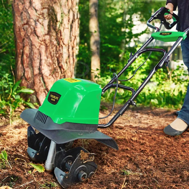 Elektromos Scarifier Mikrosziány Tiller 1500W Kis Mezőgazdasági Szántógép Háztartás Szántás Ásó Gyümölcsös - Image 4