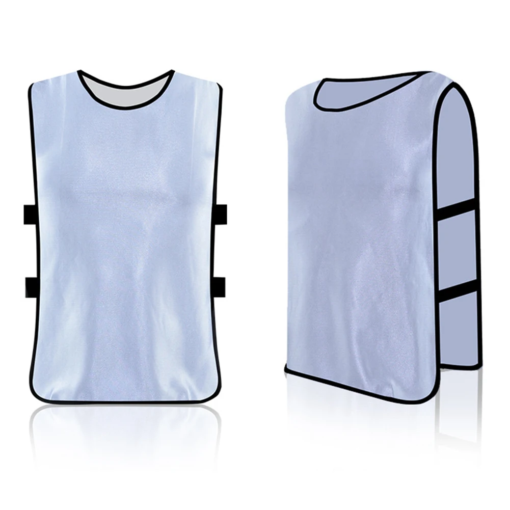 Football Vest Rugby 12 Color Cricket Lightweight Mesh Polyester Soccer Sports Training BIBS Jerseys Loose Fitment