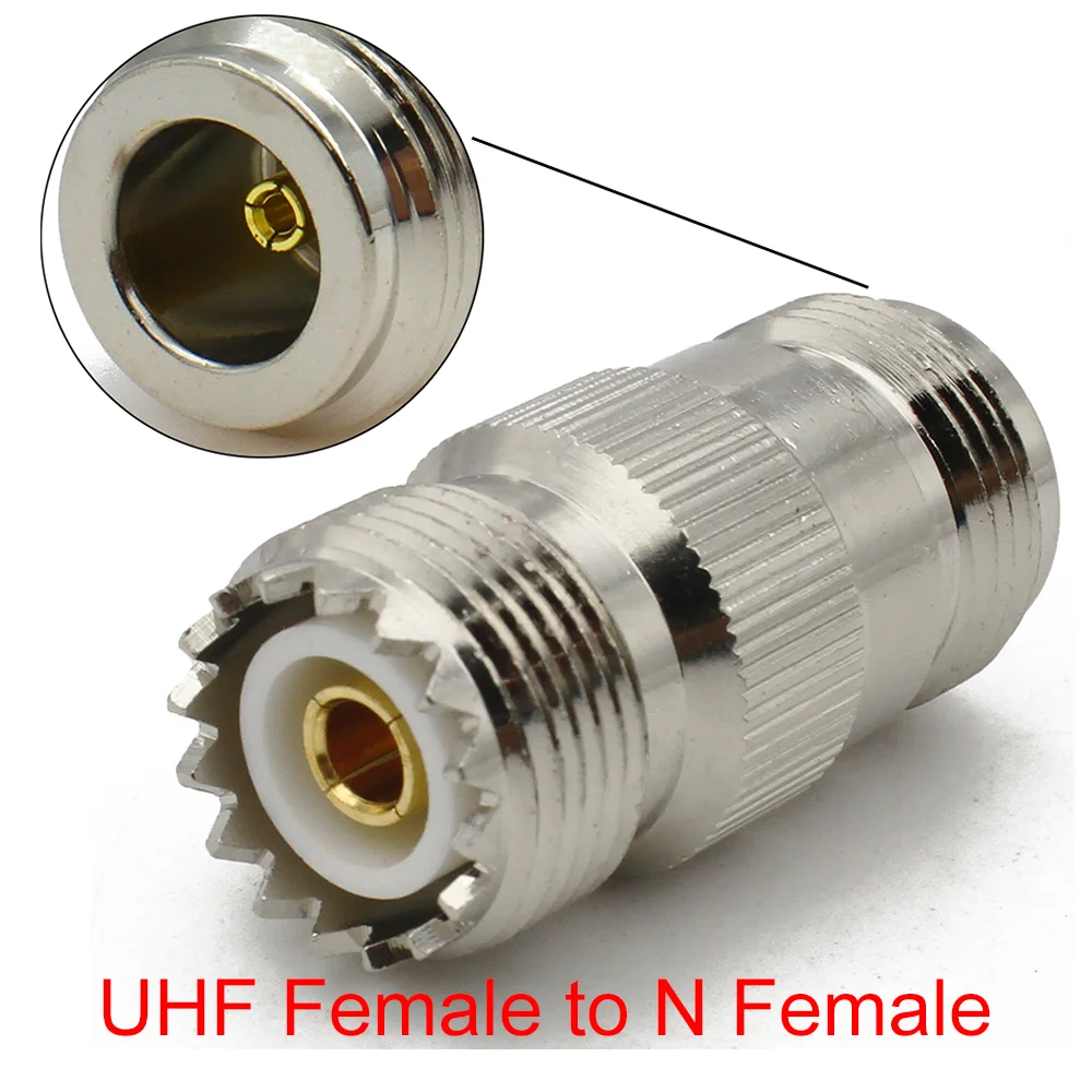 Connector N to UHF PL259 SO239 Male Plug & Female Jack Straight RF Coaxial adapter UHF To N For radio antenna Wire Terminals 6