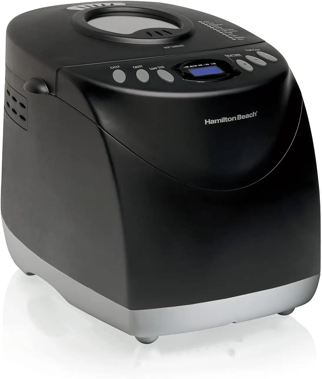Beach Bread Maker Machine, Digital, Programmable, 12 Settings + Gluten Free, Dishwasher Safe Pan + Kneading Paddle, 2 l