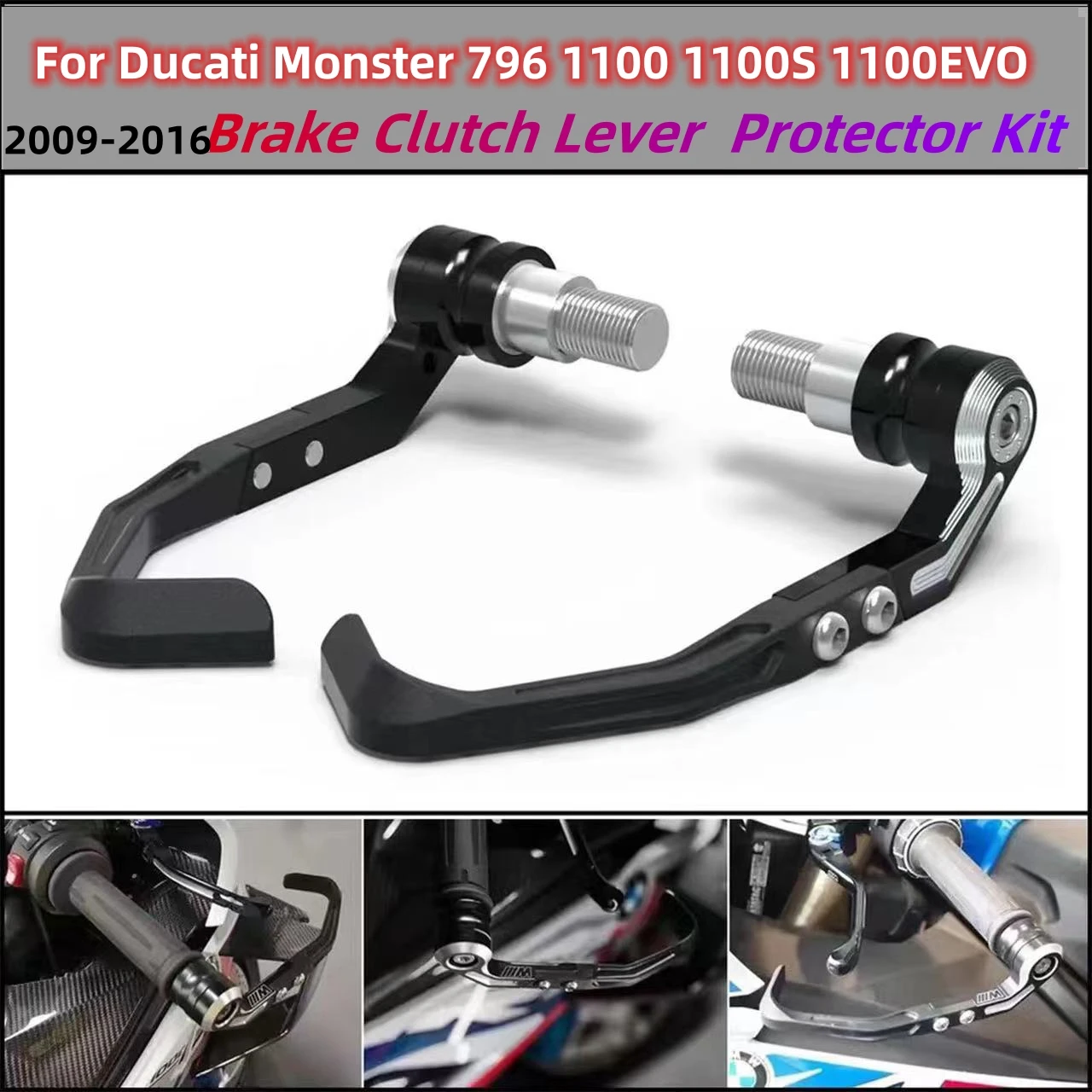 

Motorcycle Brake and Clutch Lever Protector Kit For Ducati Monster 796 1100 1100S 1100EVO 2009-2016