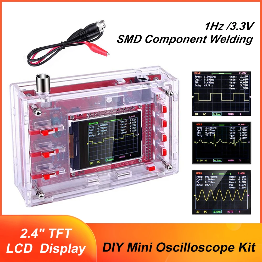 Osciloscopio Digital Tft de 2,4 pulgadas, 1Msps, p... – Grandado