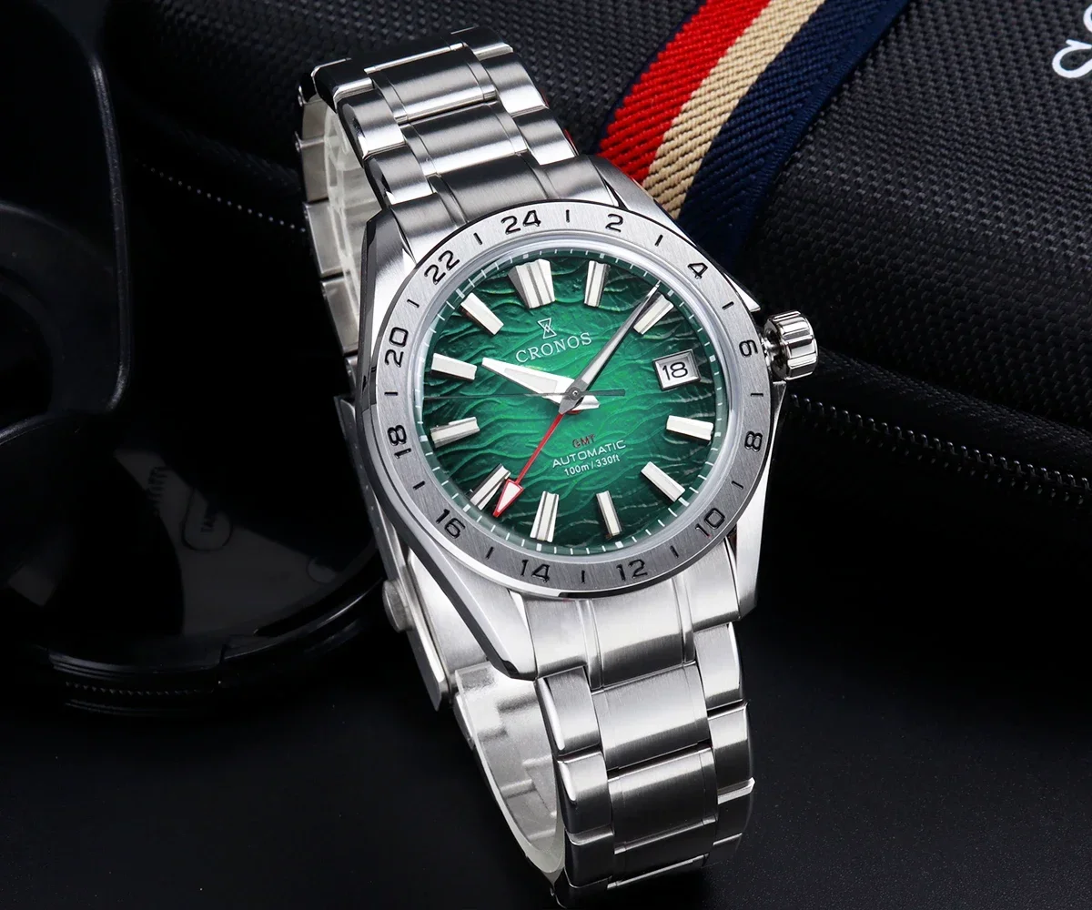 CRONOS クロノス 2025 Cronos GMT Automatic Watch for Men | Jewelry Addicts