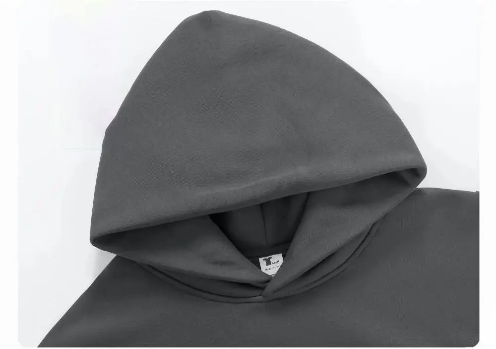 Heavy Weight Men's Hoodies - Thick Cotton Sweatshirt | Casual Autumn Pullover