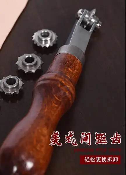 

Кожаные инструменты ручной работы, колесо для разметки 3 3,5 4 5 мм, маркировочное колесо № C3040