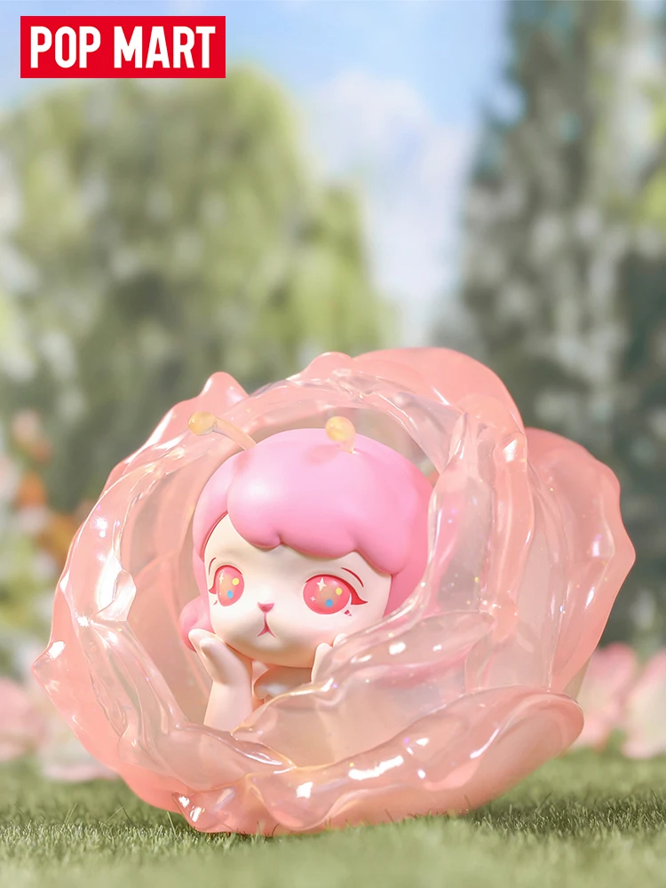 Pop Mart Bunny Flower Bud Fairy Action Figure Kawaii Doll Collection Model Toys Mystery Box100 % Original Genuine Blind Box