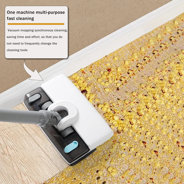 Wireless vacuum & mopping combo with 3 adjustable modes for deep cleaning in various scenarios, easily keeping your home clean. 4