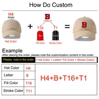 Custom Initial Letter A-Z Embroidery Baseball Cap For Men Womne High Quality Soft Cotton Fashion Team Sport Visors Snapback Caps 2