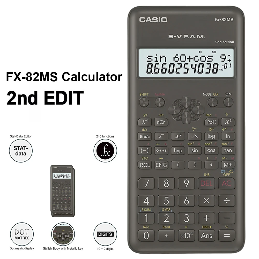 Solar Scientific Calculator For Students