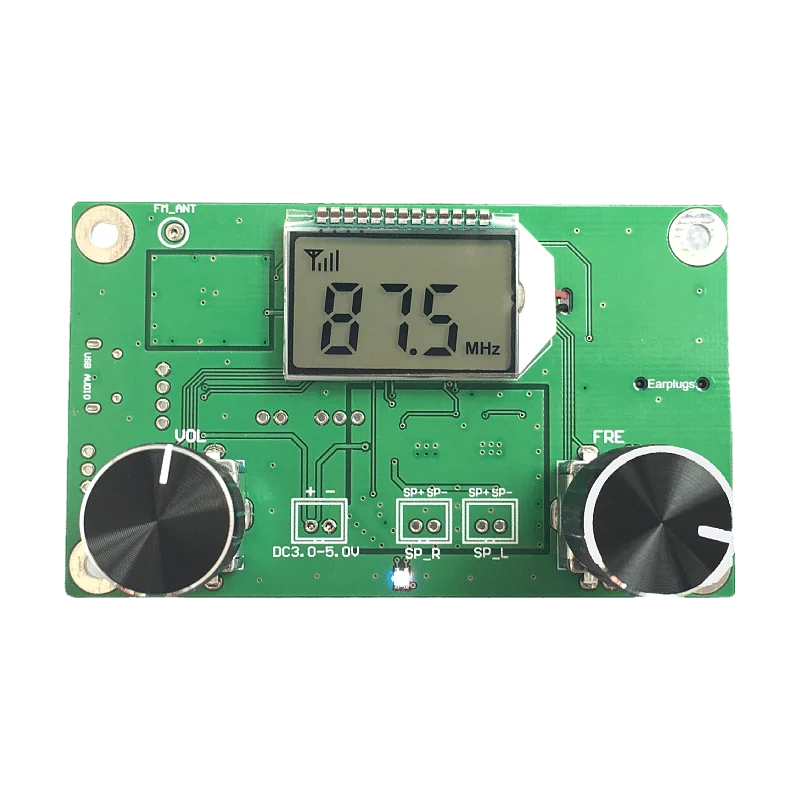 DSP PLL Digital Stereo FM Radio Receiver Module 87-108MHz With Serial Control Frequency Range 50Hz-18KHz
