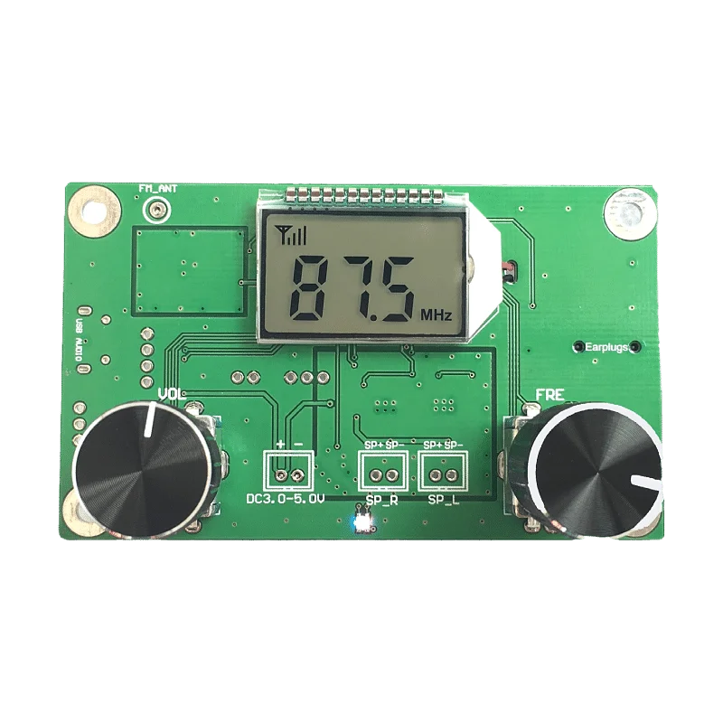 DSP PLL cyfrowe stereofoniczne Radio FM moduł odbiornika 87-108MHz z szeregowym sterowaniem zakres częstotliwości 50Hz-18KHz