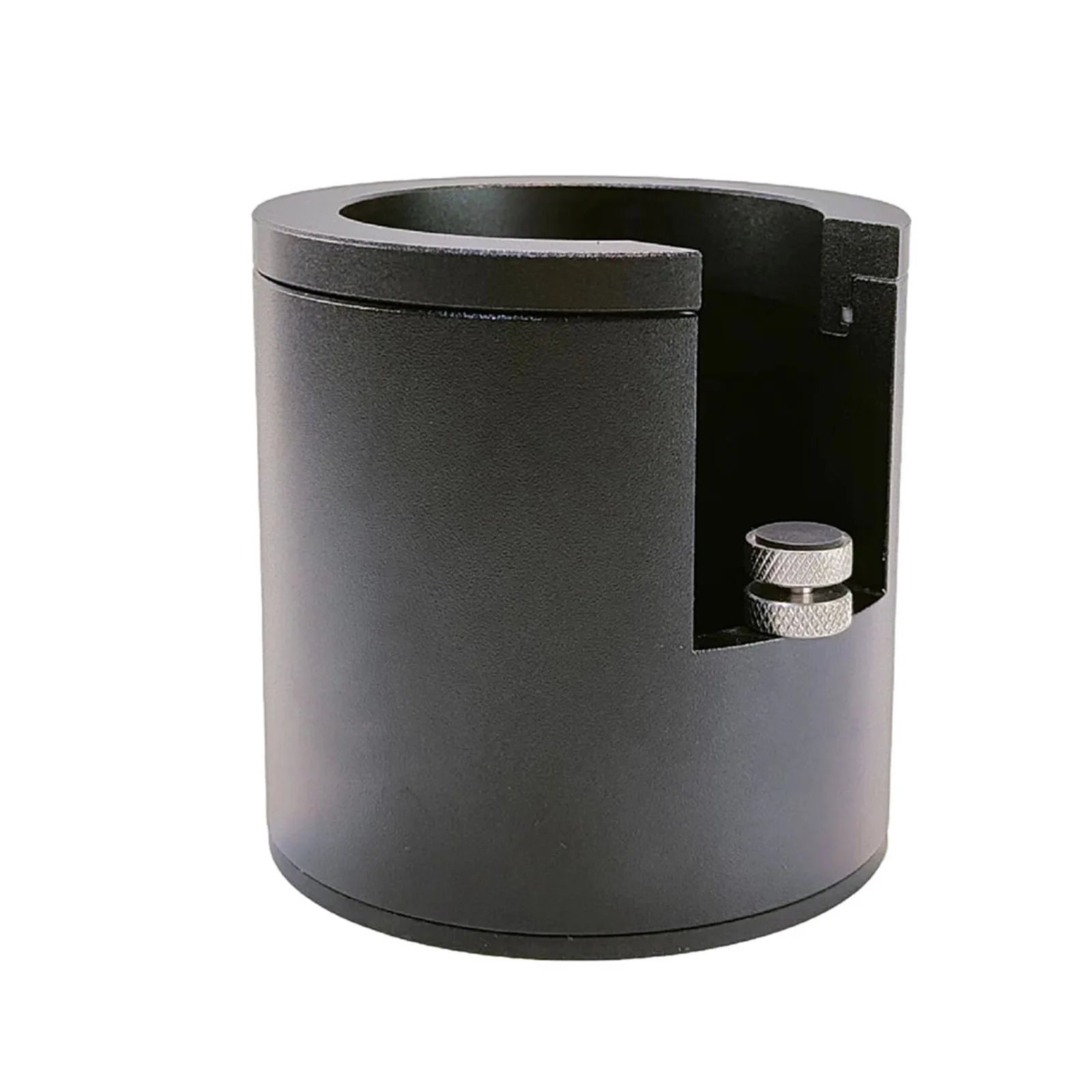 

Compact and Easy to Use Coffee Tamper Holder Station Base Mat Portafilter Stand Aluminum and Silicone Construction