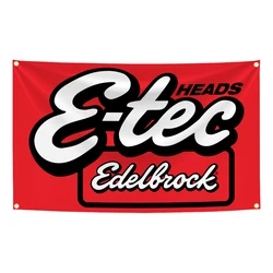 Large Auto Moto Parts Flag Tapestry - Polyester Digital Print Banner for Garage or Outdoor Decoration (4 holes in 4 corners)