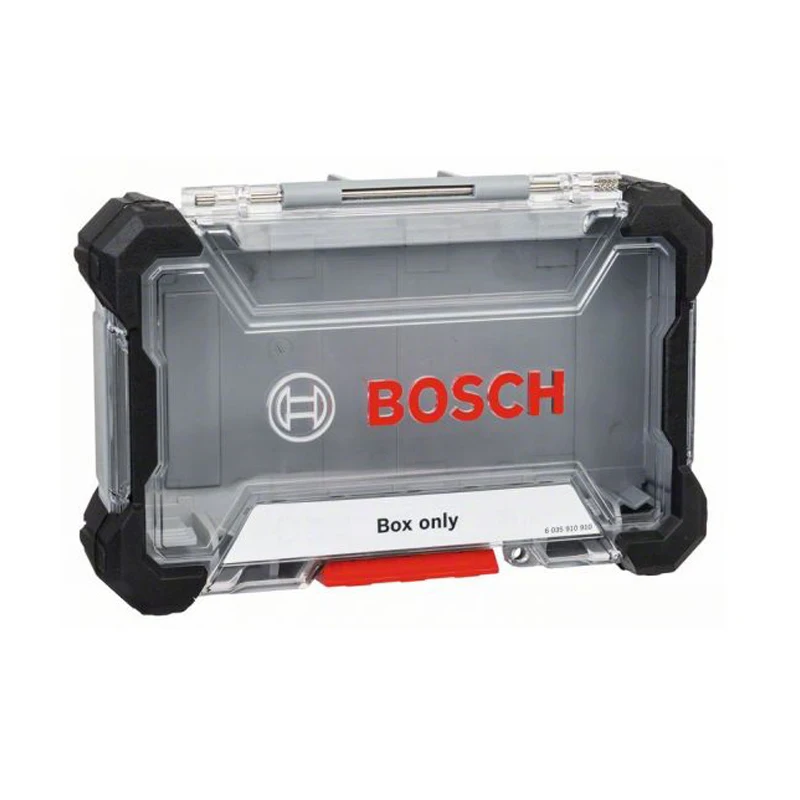 BOSCH 2608522362 스크루 드라이버 보관함, 소형 중형 대형 플라스틱, 고경도 도구 액세서리, 투명 보관함