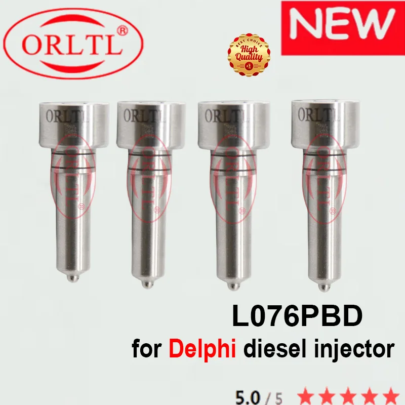 

4PCS L076PBD Common Rail Injector Nozzle Tip L076 PBD L076PBC Fuel Injection for Delphi EJBR02201D