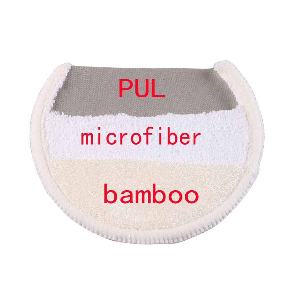 10pcs Organic Washable Breast Pad Breastfeeding Nipple Pad for Maternity Reusable Nipple Covers for Breast Feeding Nursing Pads 3