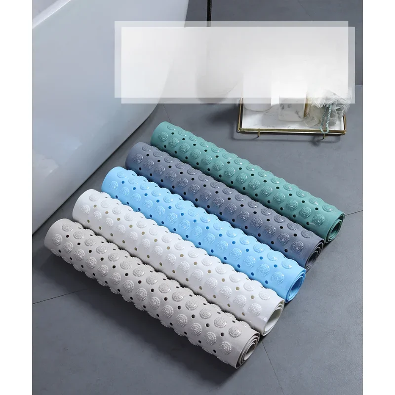 

Bathtub Mat, Drain Holes and Suction Cups Help Keep in Place on Tub Floor, Soft on Feet Shower and Bath Mats, Bathroom Accessori