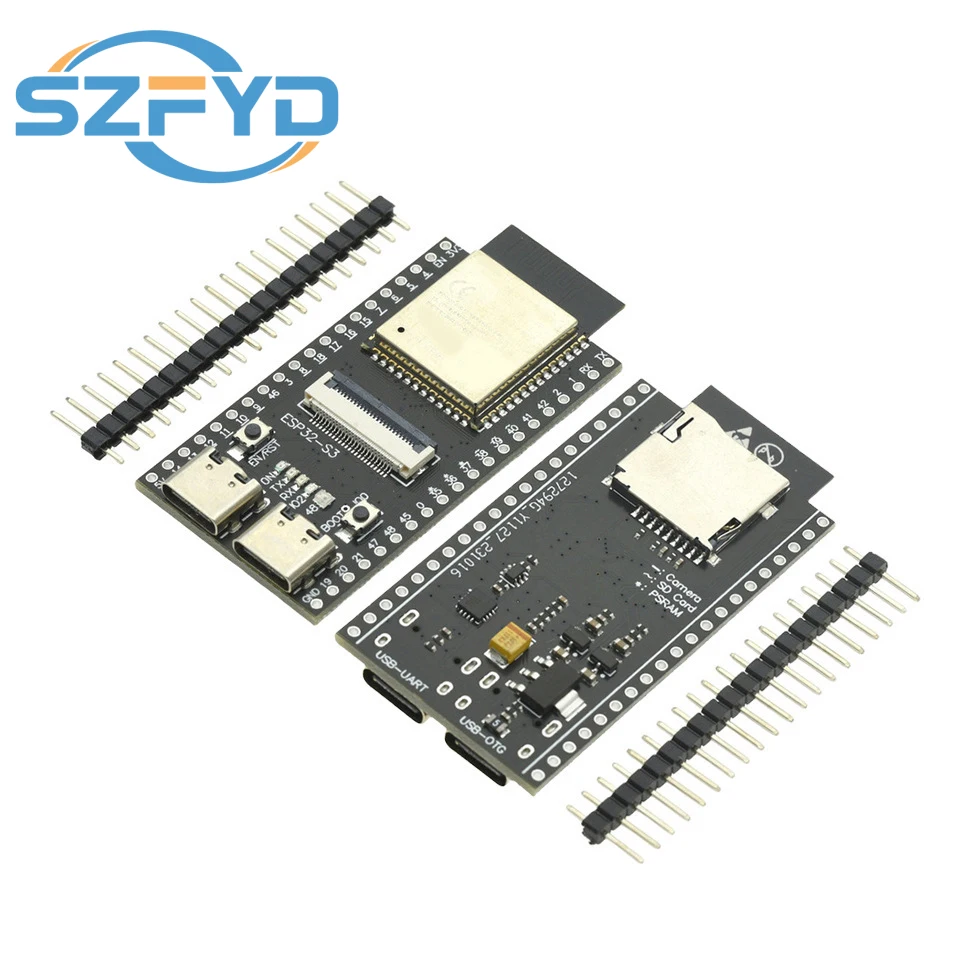 รูปสินค้า โมดูลพัฒนา ESP32-S3-CAM สำหรับโปรเจกต์ IoT กล้อง