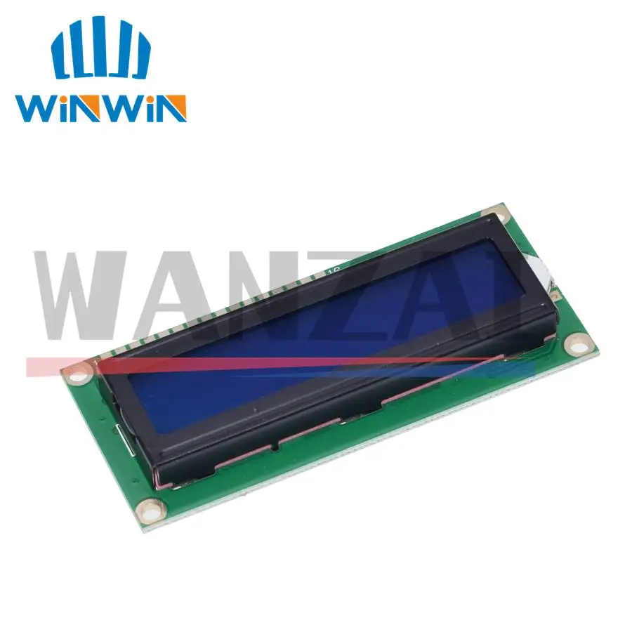 LCD1602 1602 LCD Modul Blau/Gelb Grün Bildschirm 16x2 Zeichen LCD Display PCF8574T PCF8574 IIC I2C Interface 5V für Arduino – Detail 3