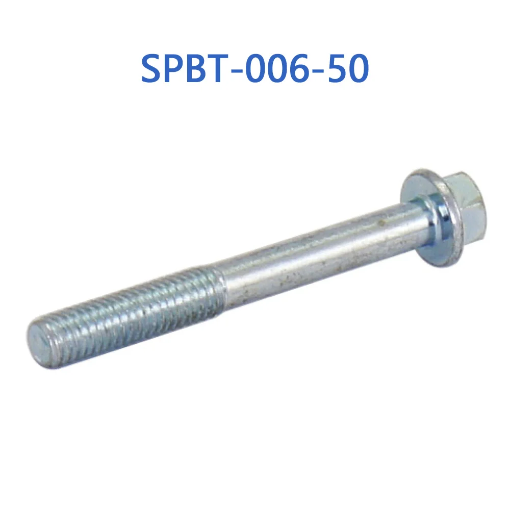 SPBT-006-50 Bolts M6 50mm For GY6 125cc 150cc Chinese Scooter Moped 152QMI 157QMJ Engine