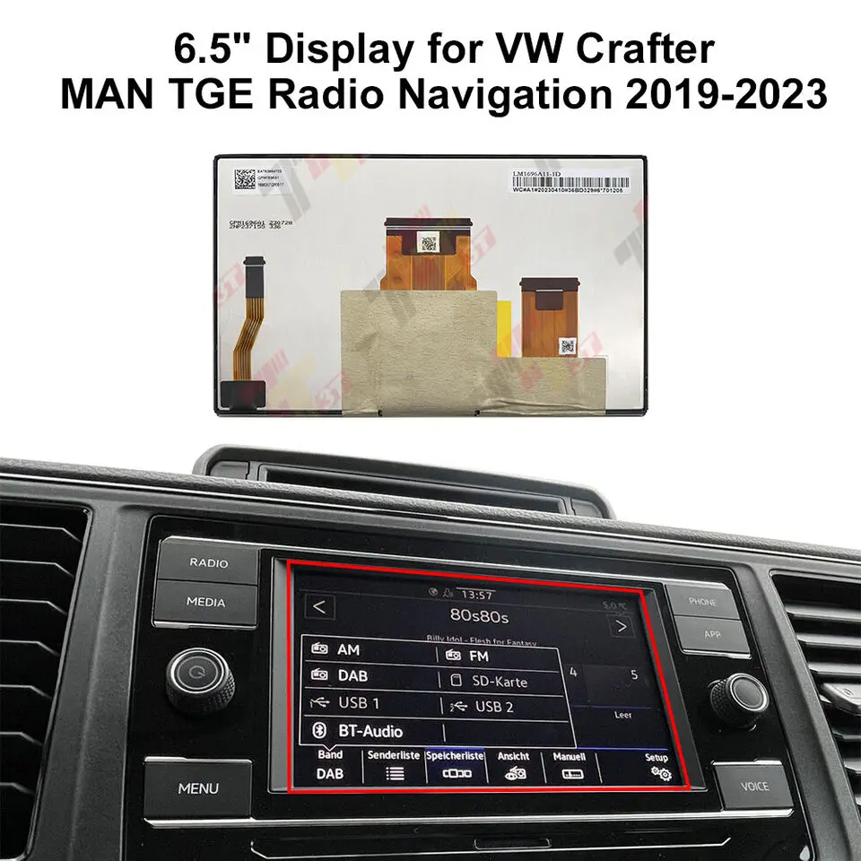 

Dashboard LCD Display for VW Atlas Crafter Skoda Fabia MK3 MAN TGE Radio Navigation