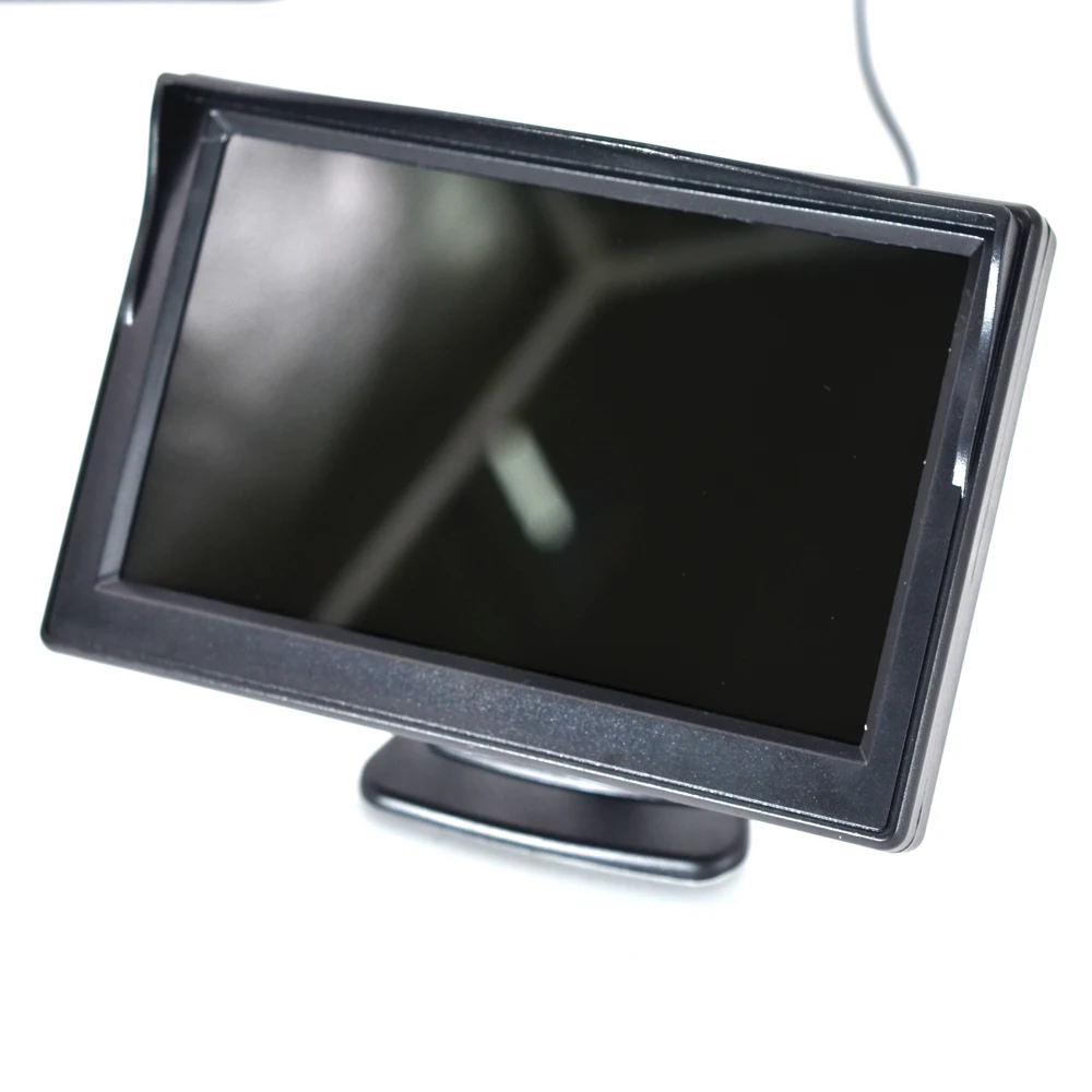 Car Display Monitor Display Car Parking Monitor AHD 1280*720P Car Monitor 5" Screen For Rear View Reverse Camera TFT LCD Display HD Digital Color 4.3 Inch