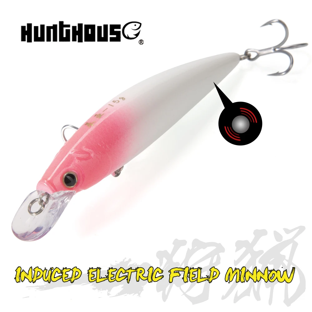 

Hunthouse Minnow Fishing Lure Floating Topwater Hard Bait Wobbler Magnet Rattle Ball 110.2mm 15g Saltwater Bass Sea Fish Tackle