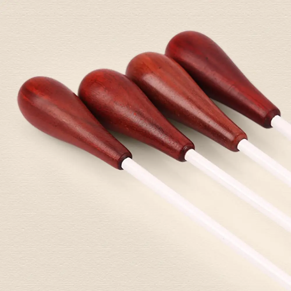 Music Conductor Baton Band Director Stick Rhythm Music Wand Orchestra Concert Conducting With Pear Shaped Handle