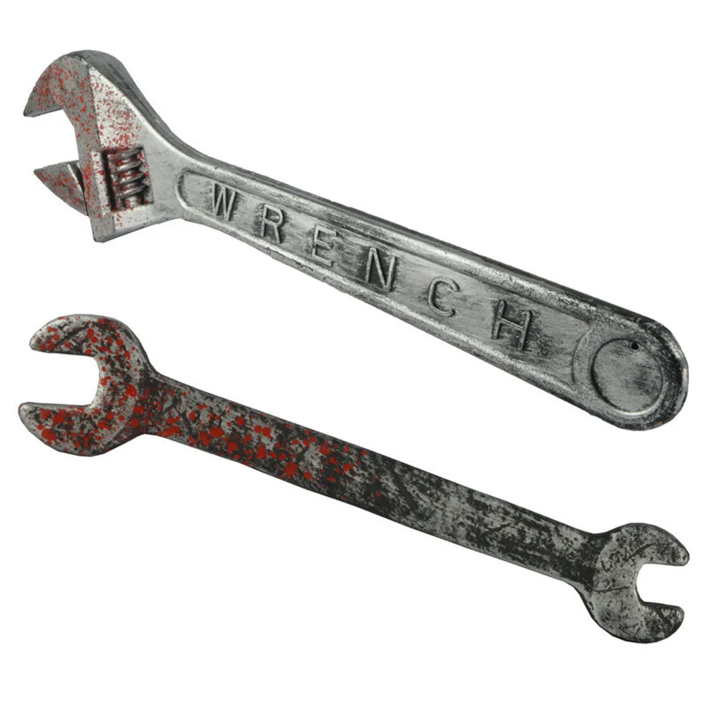 

Horror Birthday Decorations Halloween Costume Prop Bloody Wrench Party Wrench Prop Halloween Wrench Prop Lifelike Gag Toy