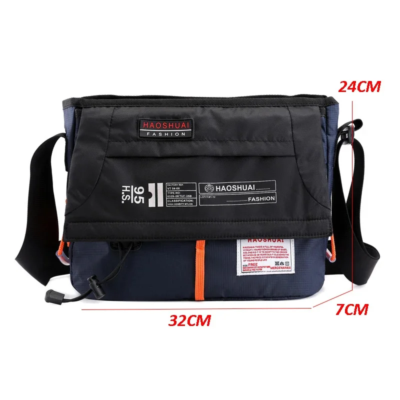 Bolso de hombro de nailon de alta calidad para hombre, moderno, informal, multicapacidad, bandolera tipo mensajero militar, maletín para hombre X204C