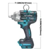 PATUOPRO Max 2000N.M Brushless Cordless Wrench 21V Rechargeable Electric Impact Wrench Home Power Tools For Makita 18V Battery 3