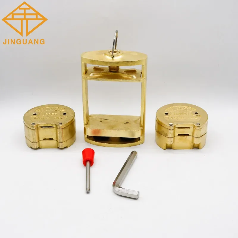 

Dental Laboratory Two-Layer Dentures Compress with Double Ejector Flasks Double Tank Bronze Handler Denture Flask Press Compress