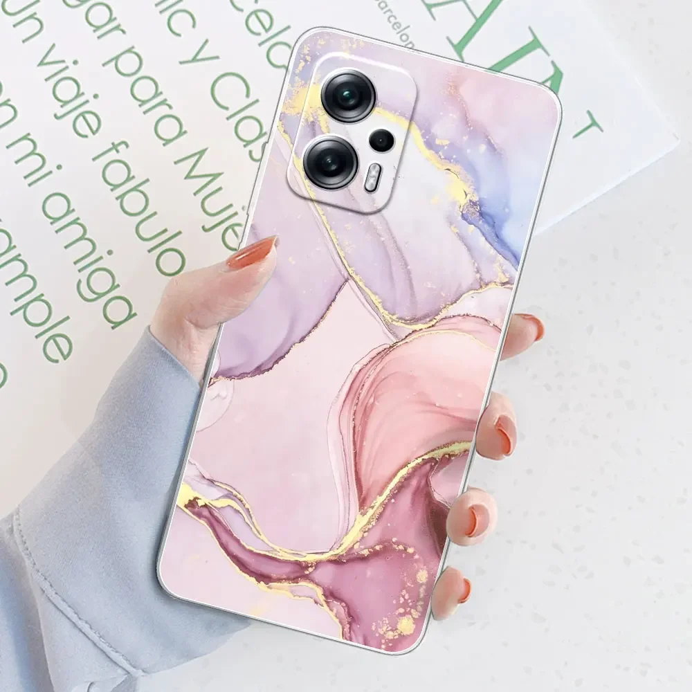 Clear Patterned Bumper TPU Silicone Case - Soft, Stylish Back Cover with Enhanced Protection