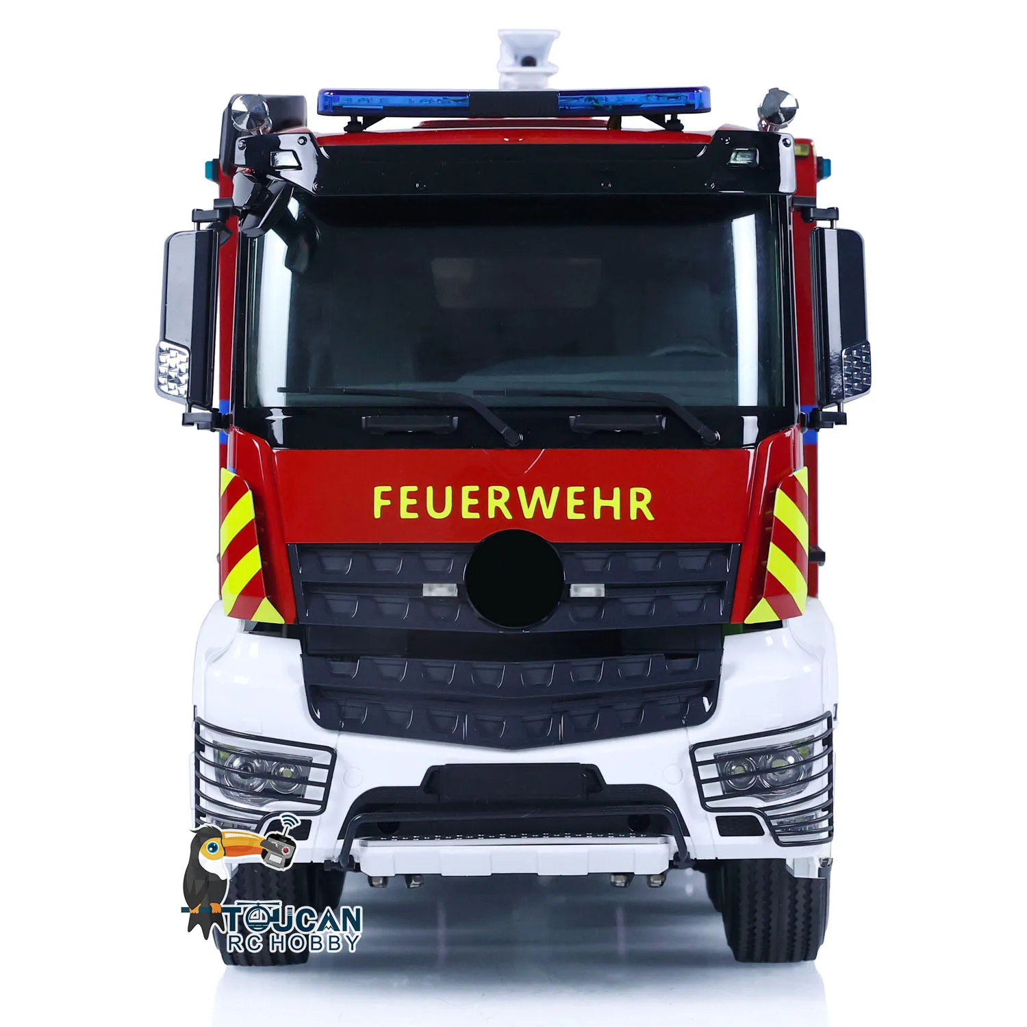 RTR 1/14 8x4 RC Fire Truck Model FlySky I6S Remote Control Fire Sprinkler Vehicles Sounds Lights Battery ESC Toy Gift TH23249 3