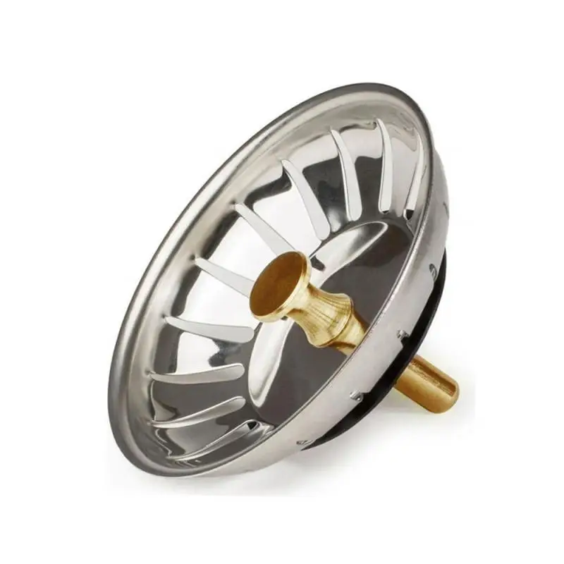 Stainless Steel Replacement Strainer 1/2Pcs 80mm Kitchen Water Basin Sink Drainer Strainer Leach Home Waste Plug Stopper Filter sink filter,kitchen sink filter,sink strainer,kitchen sink strainer