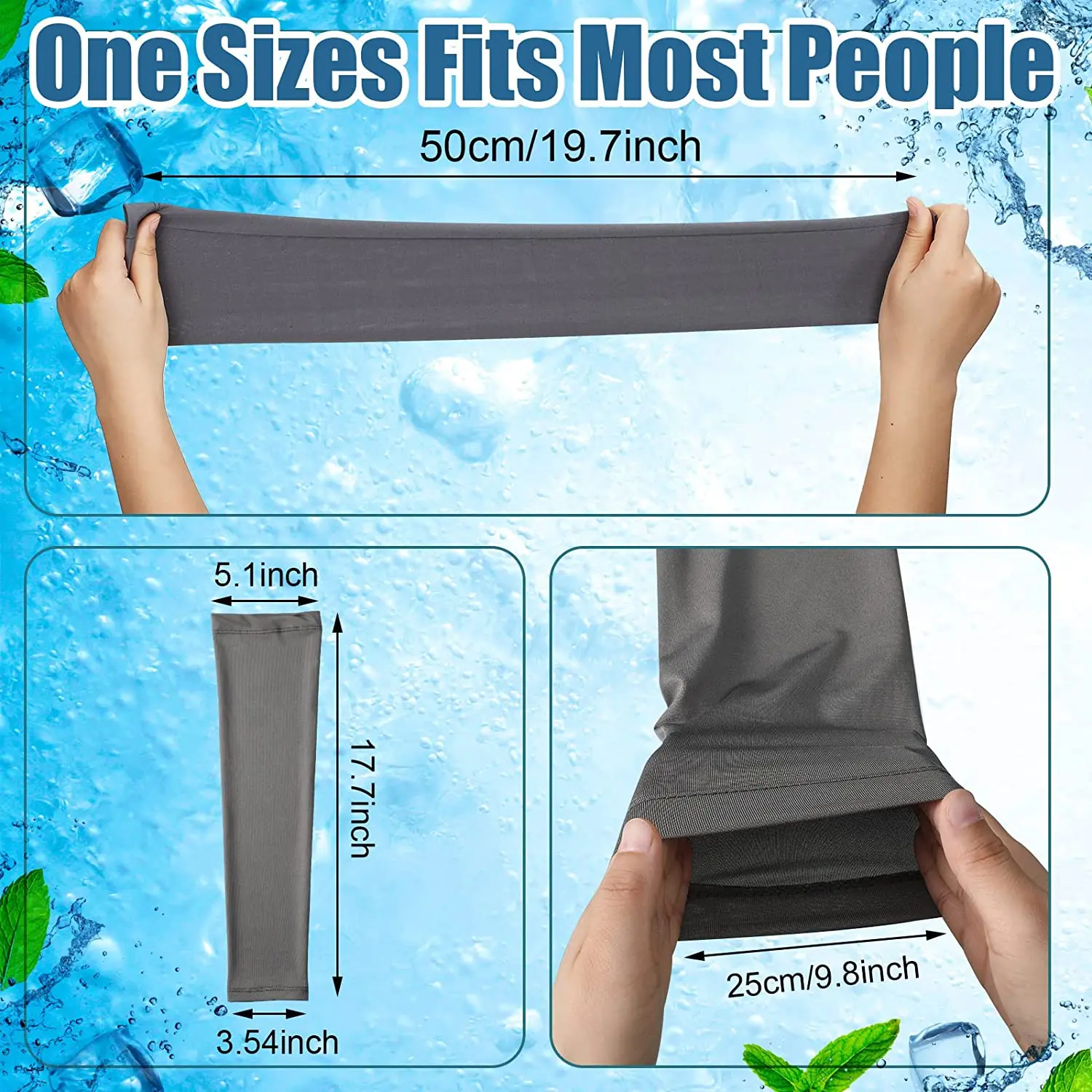 Sun Protection Sleeves UV Reflective Strap Arm Sleeves Cooling Sun Protection Arm Cuff Sunscreen Breathable Quick-drying Ice Silk Sleeves Guard Cycling Arm Covers Arm Cooling Sleeves Cut Resistant Arm Sleeves Bike Arm Sleeves Arm Compression Sleeves Arm Shaping Sleeves Elbow Protection Sleeve