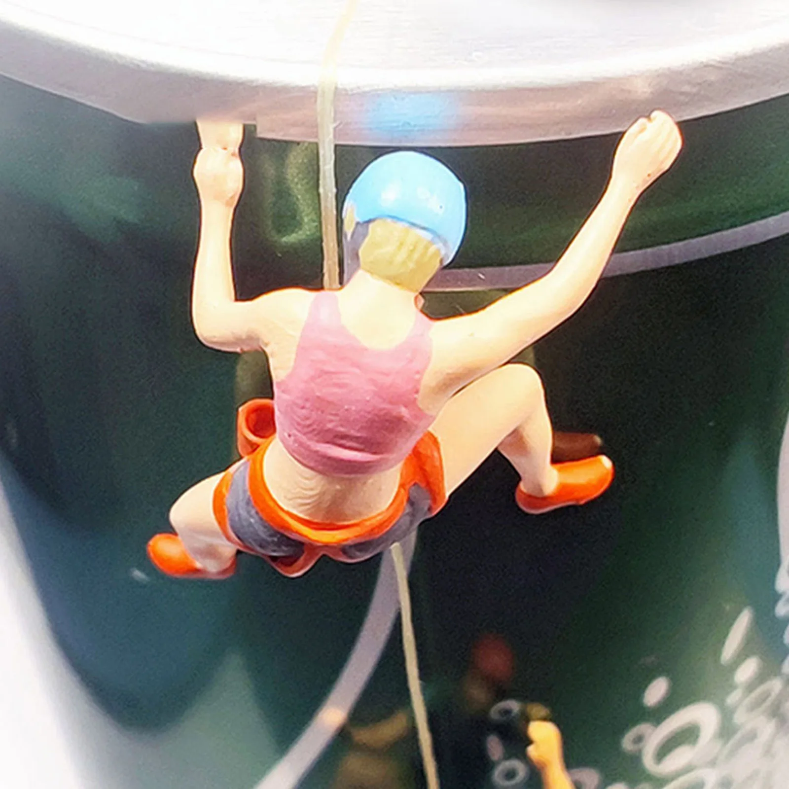Mounting Climbing Miniature People Figurines Simulation Miniature Toy Character Model for DIY Projects 1/87