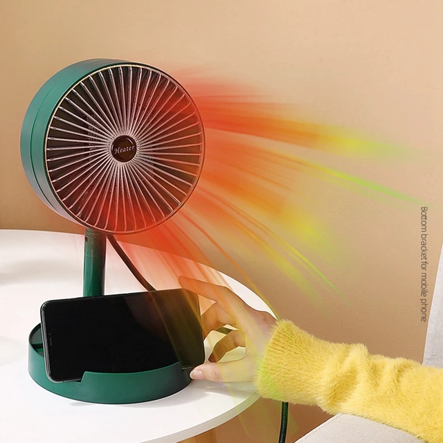 Foldable Heaters Electric Fan Heater PTC Heating For Bedroom Office Space 2  Gears Heater US Plug - AliExpress