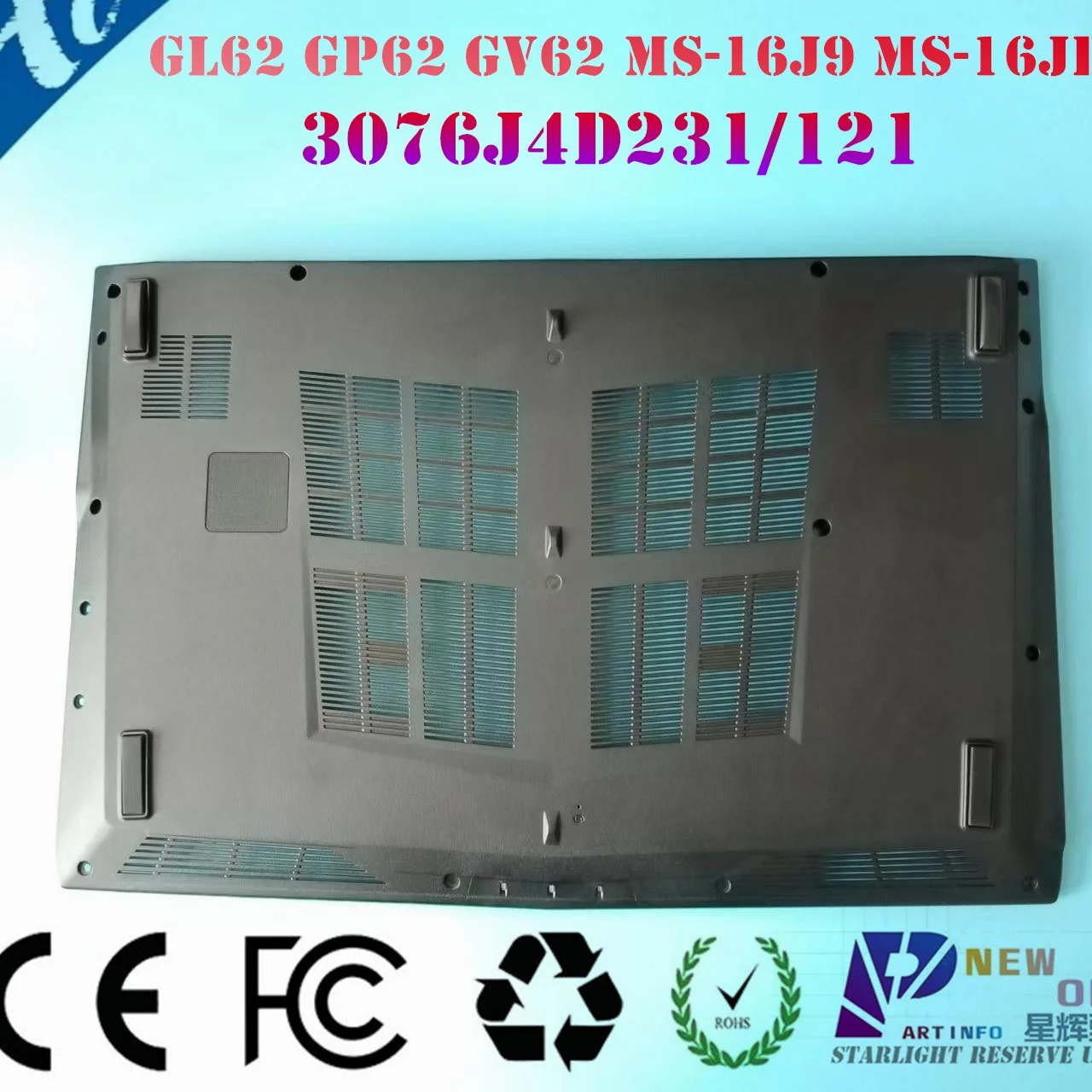 

Brand new ORG Laptop Bottom base For MSI GL62 GL62M GL62VR GL62M GP62M MS-16J9 GV62 7RC MS-16JD 7RD series