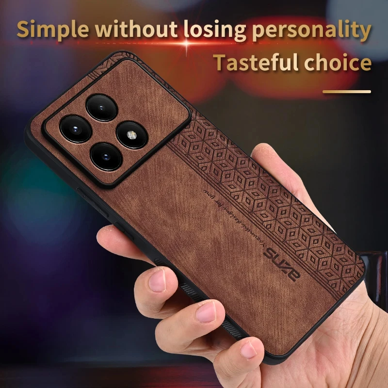 Luxury Leather Embossed Shockproof Phone Case